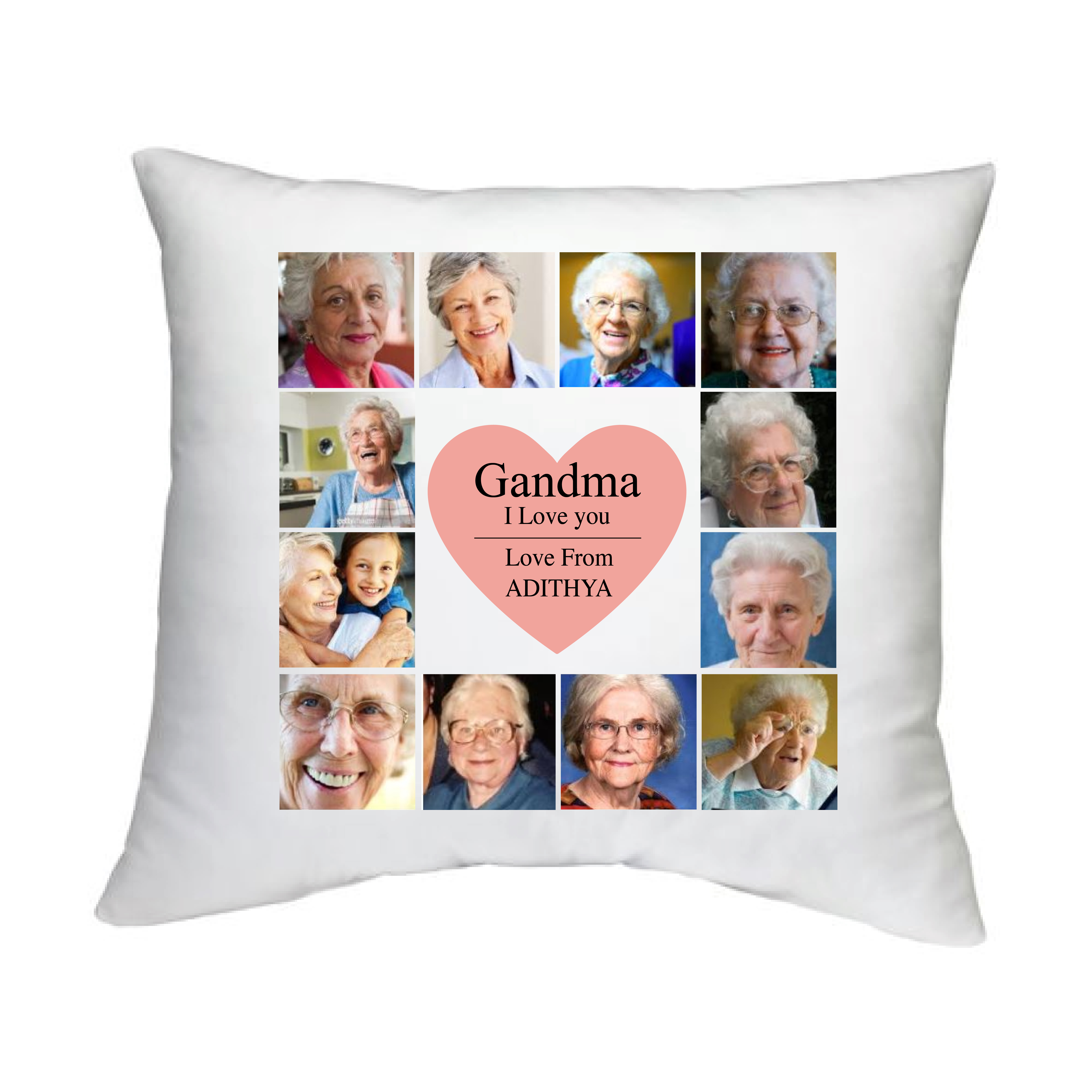 Personalised Photo Cushion for Grandmom